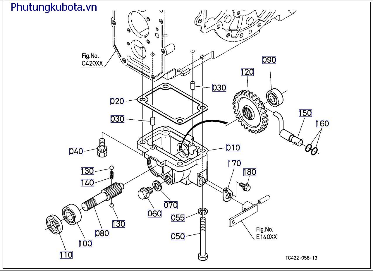 Trục lái bánh xe trước